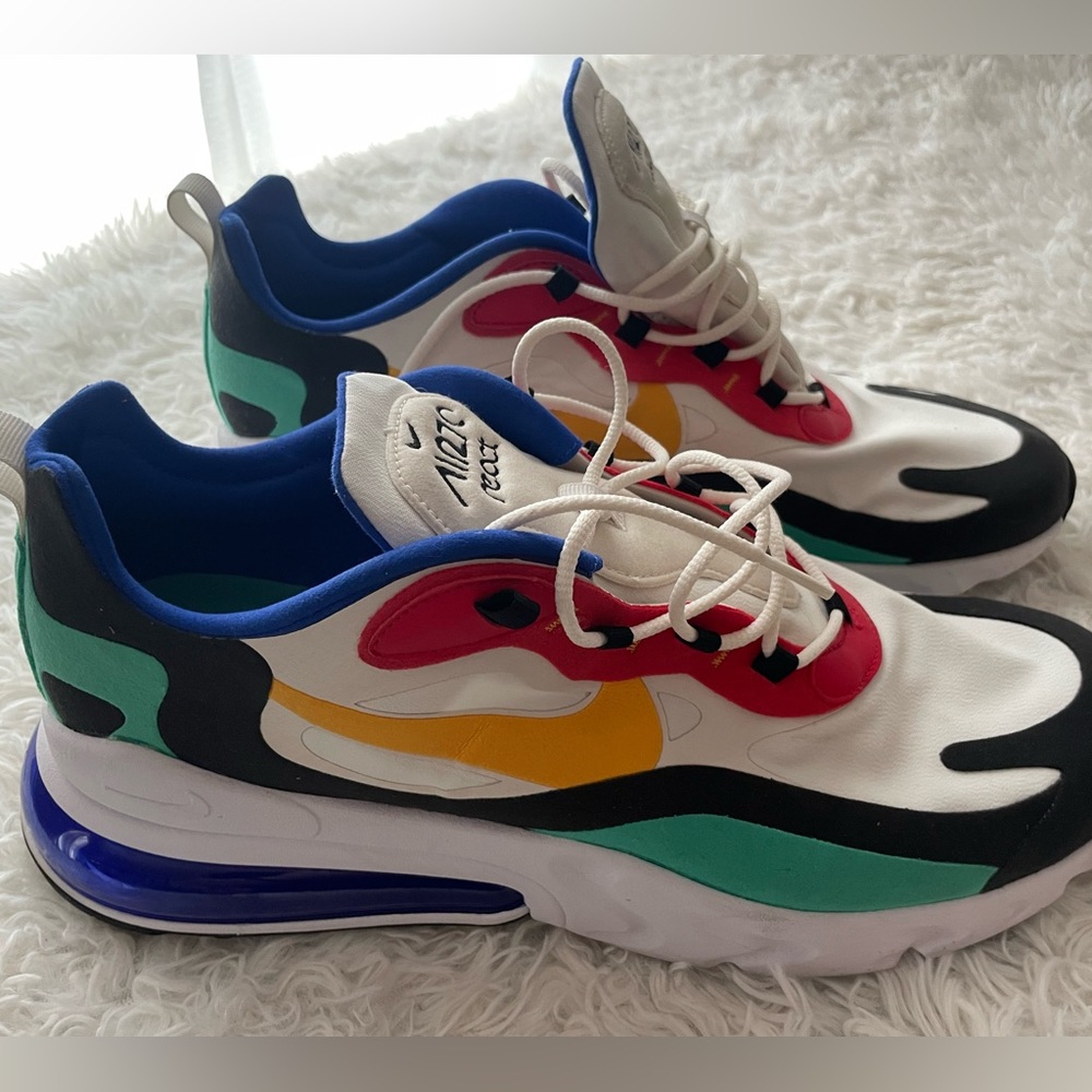 Sz 14 Nike Air Max 270 React “Bauhaus”